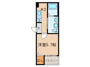 コンフォルテ藤江の物件間取画像